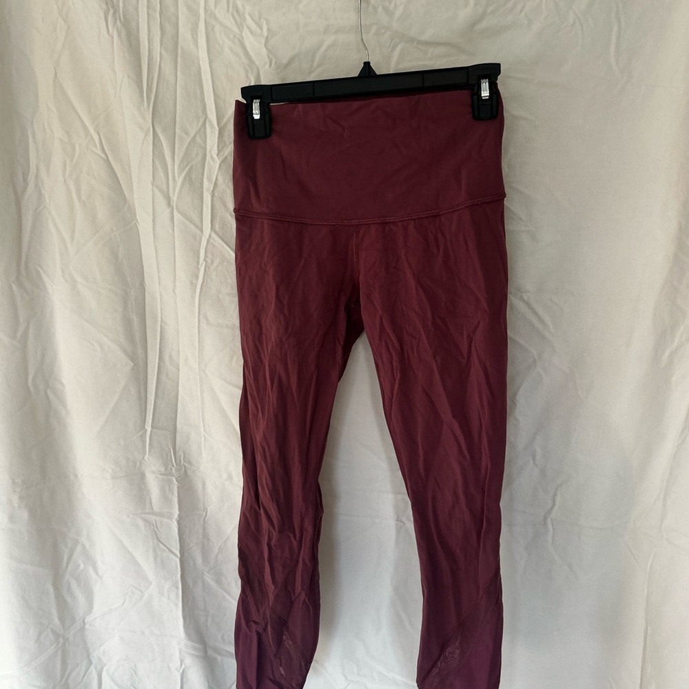 Lululemon mauve/pink High-Waisted Leggings